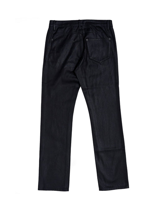 4-pocket waxed denim