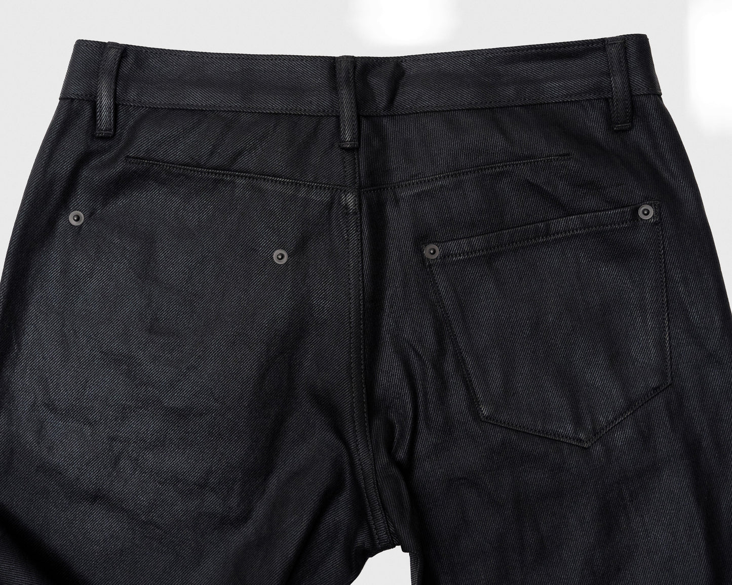 4-pocket waxed denim